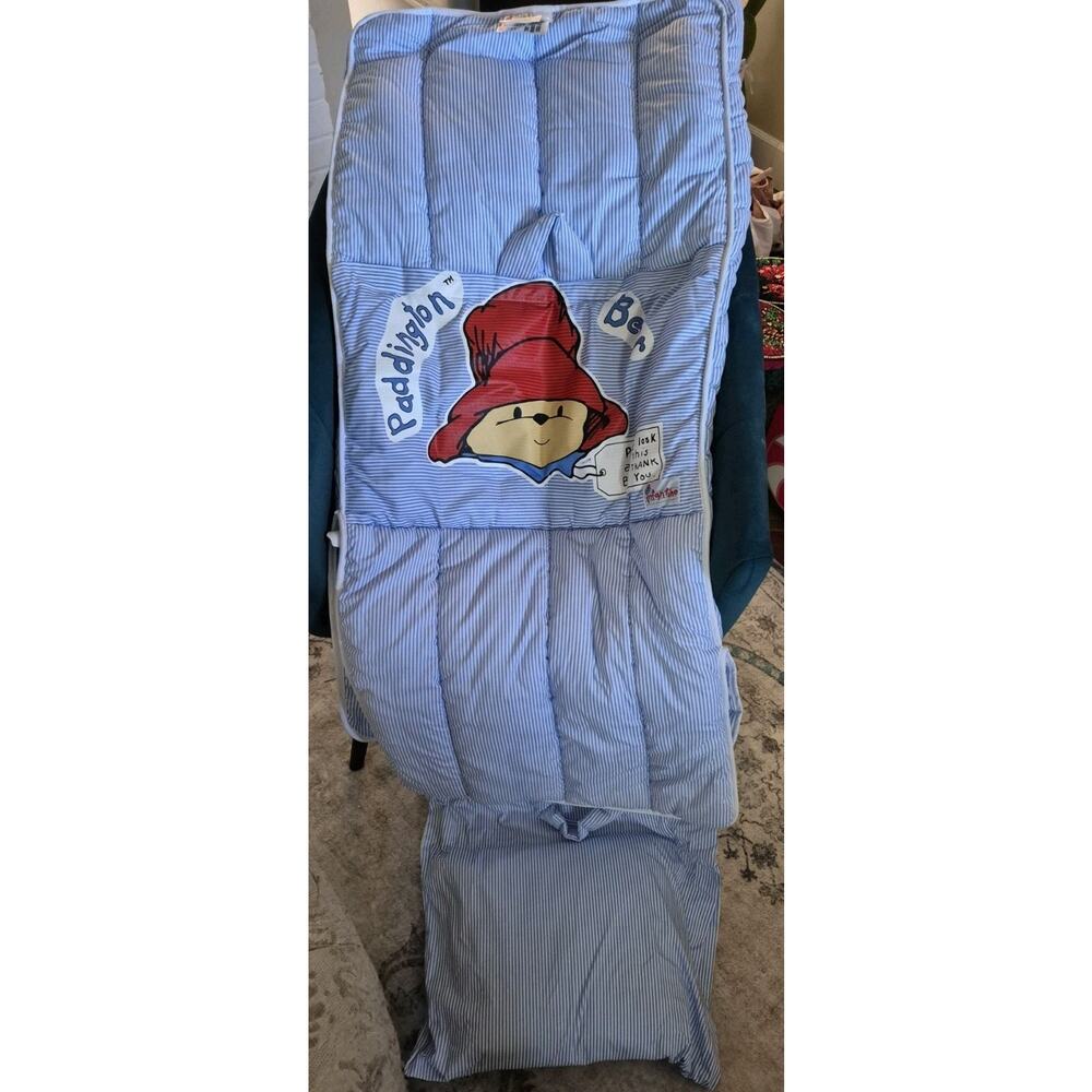 💥 Rare Infantino Paddington Bear Sleeping Bag Pillow Blanket perfect condition